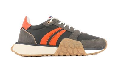 Sneakers Palladium Troop Runner Flame grau und khaki