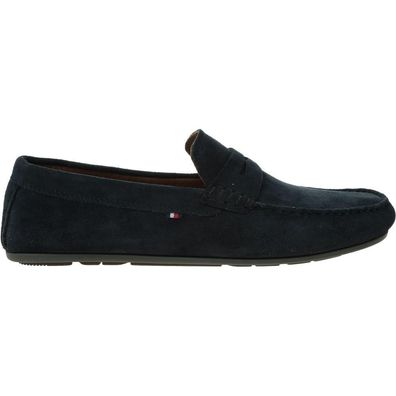 Mokassins Tommy Hilfiger Blaue Veloursleder