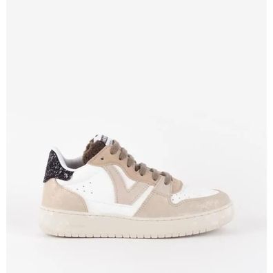 Bottinen Victoria mit Metallic-Details und Lammfellfutter