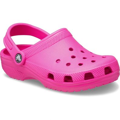 Sabots Crocs Classic Clog K in Fuchsia fér Kinder