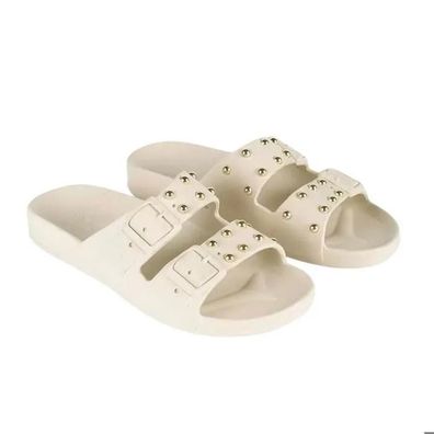 Mules Cacatoes Weiß mit offenem Zehenbereich