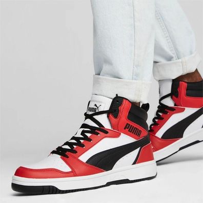 Hohe Sneaker Puma Rebound V6 Rot Weiß Schwarz