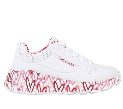 Sneakers Skechers Weiß Kinder Uno Lite 314976L-WRPK