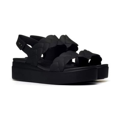 Sandalen Crocs Brooklyn Woven Upper schwarz