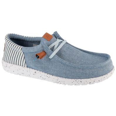Mokassins Hey Dude Wally Funk Nu Prep blau
