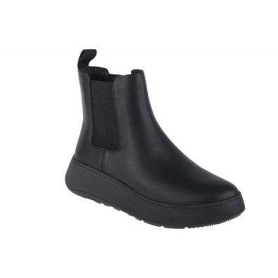 Stiefeletten Fitflop Chelsea aus Leder, schwarz