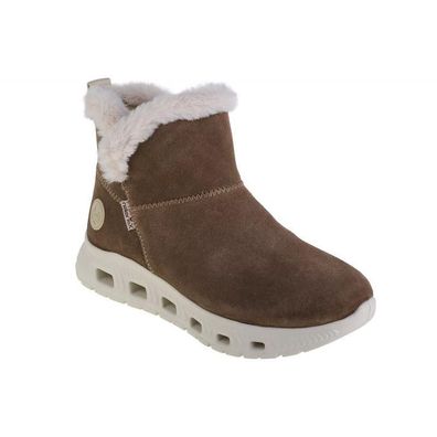 Bottine Rieker Beige aus Leder und Velours