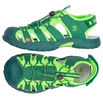 Sandalen Trollkids Kvalvika, grén, Kinder