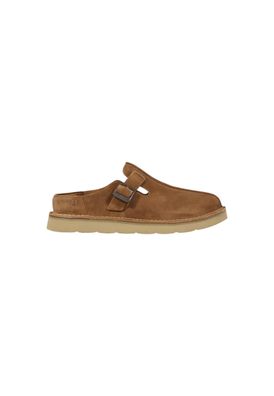 Mule Clarks Solsbury aus braunem Wildleder