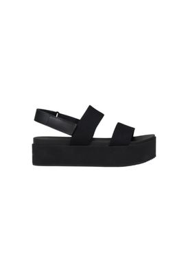 Sandalen Calvin Klein Flatform SLIN schwarz