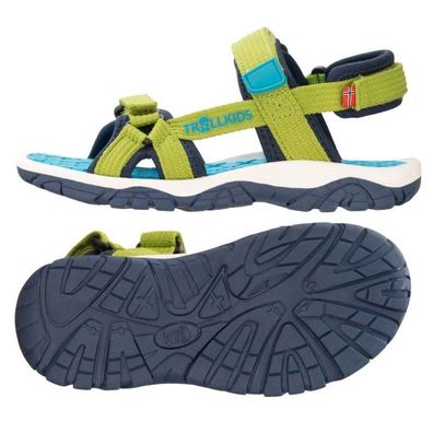 Sandalen Trollkids Kinder Oslofjord Sandale Jr 268 Grén