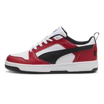 Sneakers Puma Rebound V6 Low Rot Weiß Schwarz