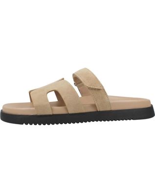 Mules Steve-Madden Beige aus Leder