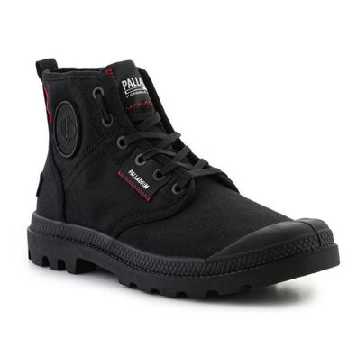 Bottines Palladium Pampa Hi Patch schwarz