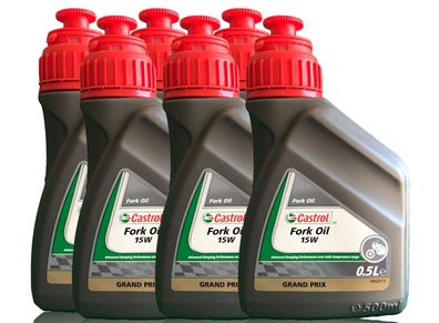 Castrol Fork Oil 15W 6 X 500 ML Gabelöl