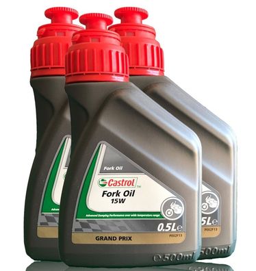 Castrol Fork Oil 15W 3 X 500 ML Gabelöl