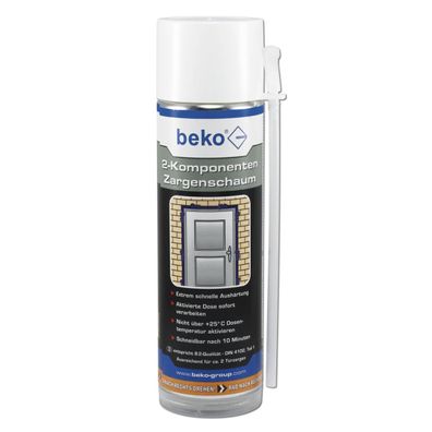 beko 2-K Zargenschaum 400ml Schnellschaum Montageschaum Türzargen
