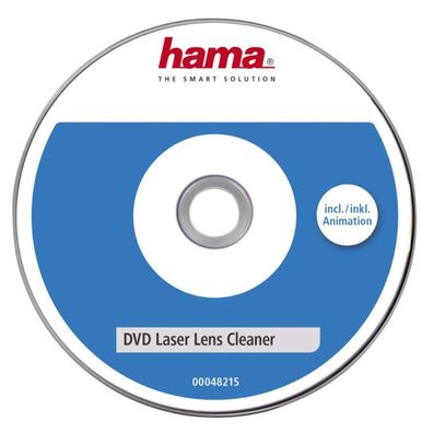 Hama Reinigungsdisc Lens Cleaner Laufwerk Laser Linsen Reinigungs-CD DVD Blu-Ray