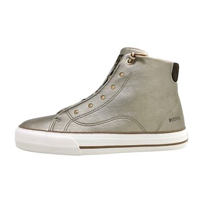 Mustang Da. High Top Sneaker D2 1501501 Silber 480- Champagner