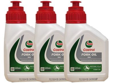 Castrol Fork Oil 10 W 3x0,5 Liter