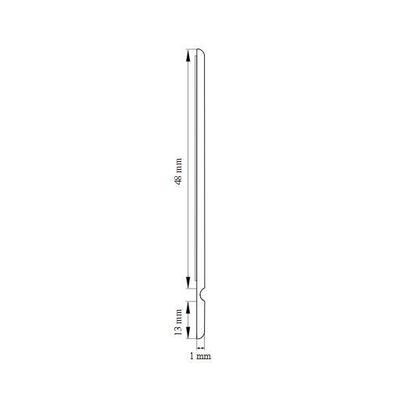 Primo selbstklebende Knickwinkel schwarz 48 x 13 mm