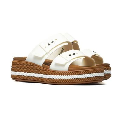 Sandalen Crocs Brooklyn Woven Buckle Weiß