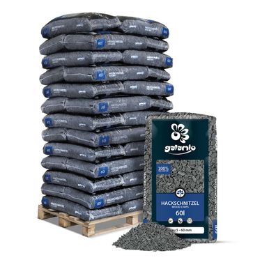 Galamio Holzhackschnitzel Grau 60l x 39 Sack 2340l Palette