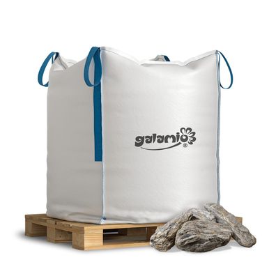 Galamio Gneis Schroppen » kaschiert & getrommelt « 1000kg Körnung 100