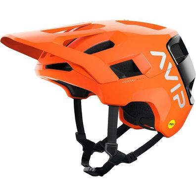 Fahrradhelm Poc Kortal Race MIPS Orange Fluorescent/Schwarz