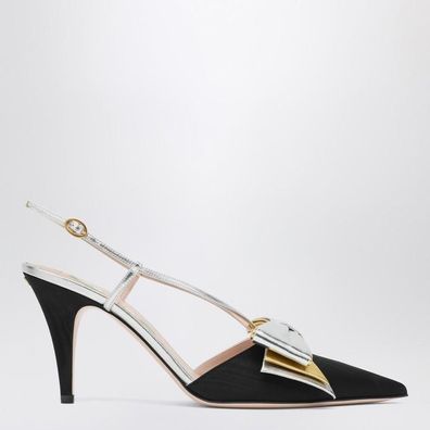 Pumps Valentino Slingback Bowow Schwarz