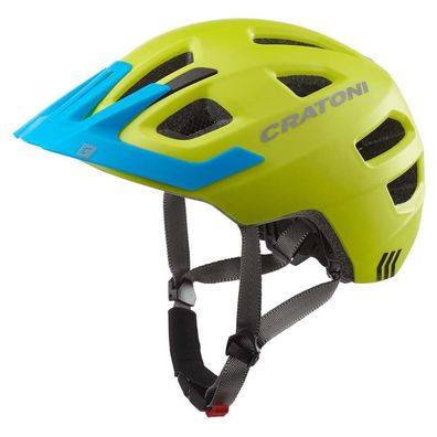 Fahrradhelm Cratoni Maxster Pro fér Kinder, grén-limette/blau