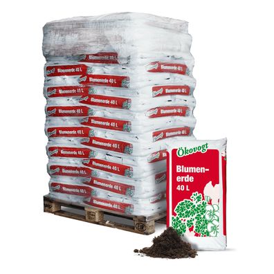 Ökovogt Universal Blumenerde 40l x 54 Sack 2160l Palette
