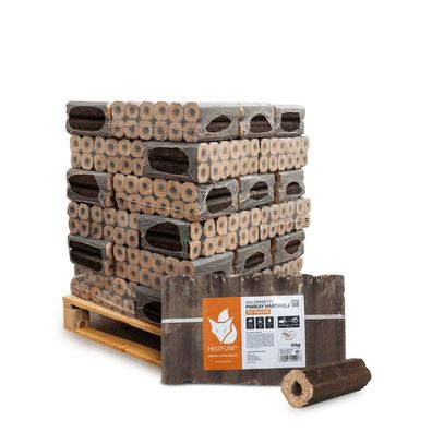 Heizfuxx PiniKay Octagon 10kg x 30 Gebinde 300kg Palette