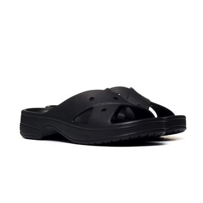 Sandalen Crocs Classic Cross Strap Damen Schwarz