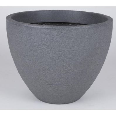 Pflanztopf "Stone" 78cm, H 57cm grau Übertopf