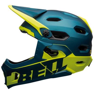 Fahrradhelm Bell Super DH Mips Integralhelm Blau