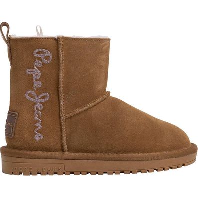 Bottines Pepe Jeans Marron mit Glitzer-Logo