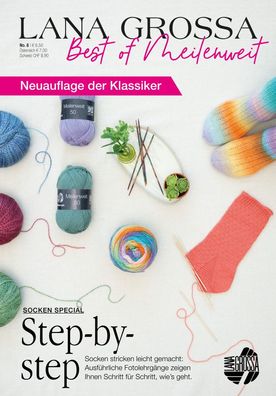 Lana Grossa Meilenweit Nr. 8 Best of Meilenweit Strickmagazin mit 22 Sockenideen