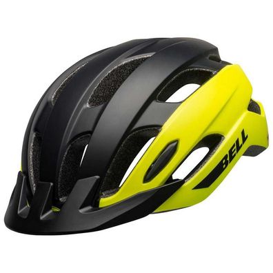Fahrradhelm Bell TRACE LED 2021 Gelb Hi-Viz, Schwarz