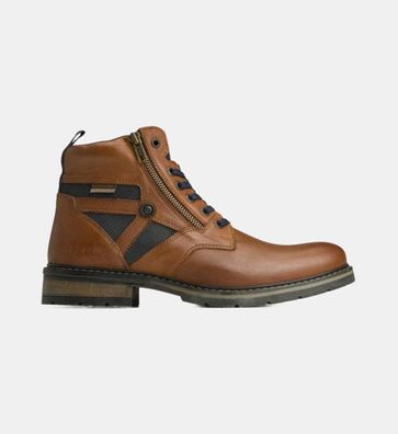 Bottines Redskins aus braunem Leder mit Reißverschluss