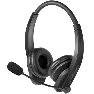 Kopfhörer LogiLink Bluetooth 18 Stunden Akku