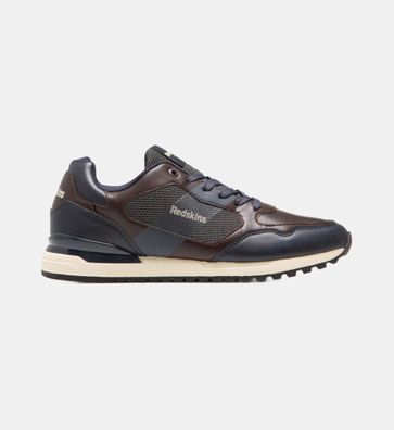 Sneakers Redskins Obvious 2 aus Leder und Textil, braun