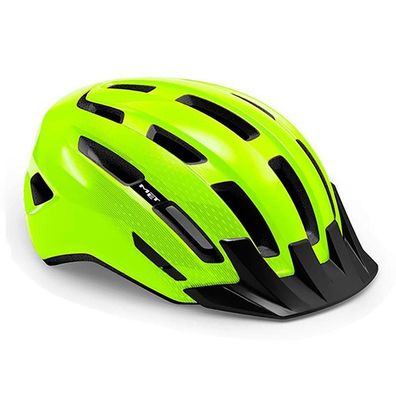 Fahrradhelm Met Downtown Gelb Schwarz