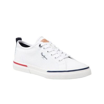 Sportschuhe Pepe Jeans Rote Lederschuhe