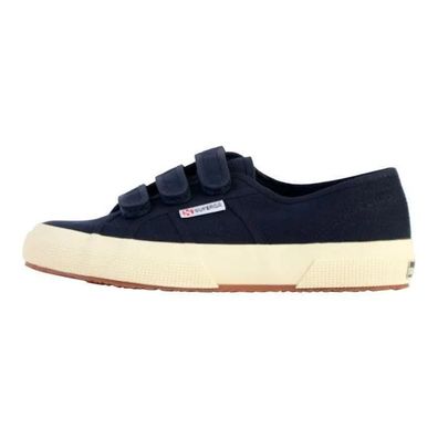 Sportschuhe Superga Sporty Black aus Leder, schwarz