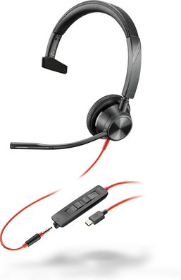 Headset Poly Blackwire 3315 mit aktiver Geräuschunterdréckung
