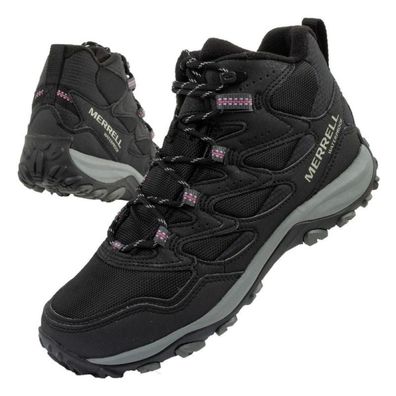 Wanderstiefel Merrell West Rim Sport Thermo Mid WP schwarz