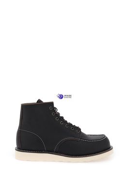 Schuhe Red Wing Moc Toe Stiefel schwarz