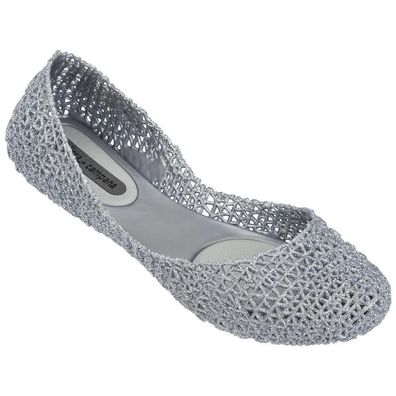 Ballerinas Melissa elegante silberne Campana Papel VII