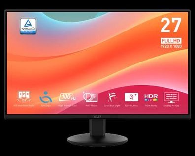 Monitor MSI Pro MP272L 27 Zoll Full HD